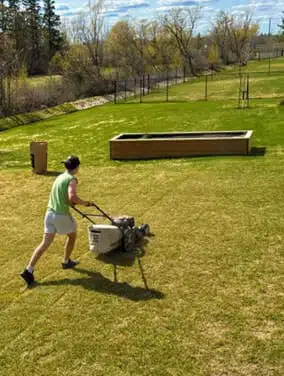 Stone patio and hardscaping project in Winnipeg