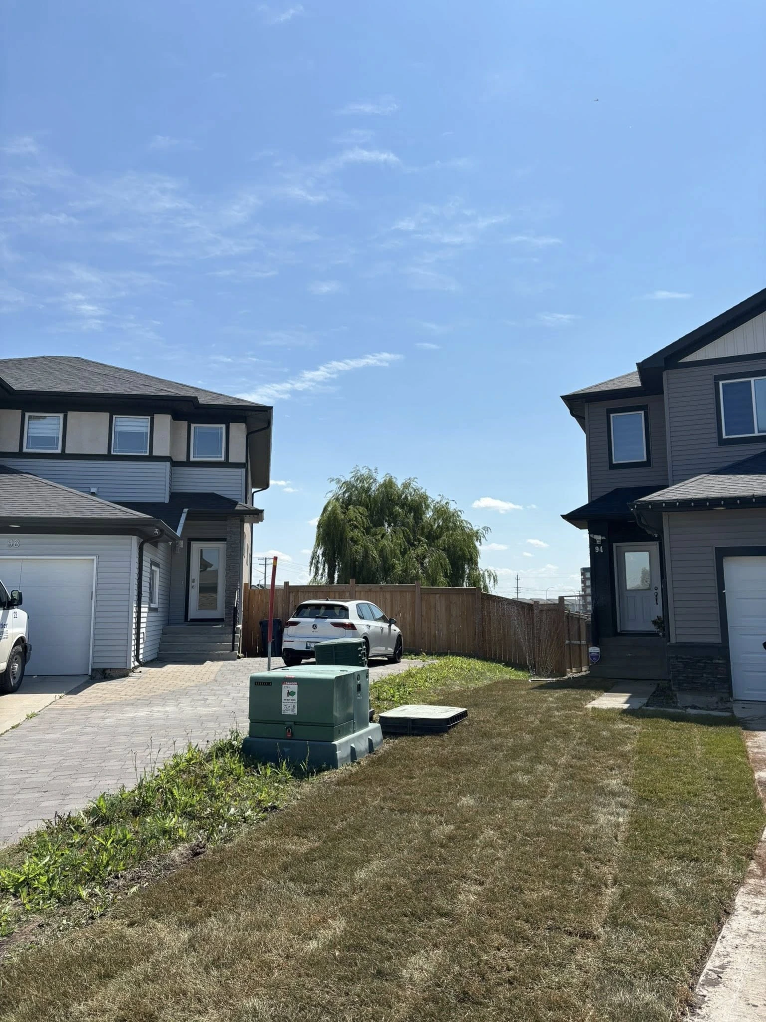 Winnipeg lawn after professional weed control treatment